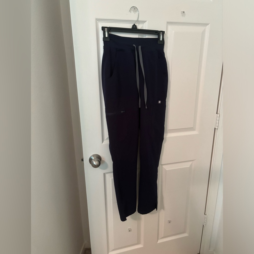 High Waisted Yola Skinny Scrub Pants